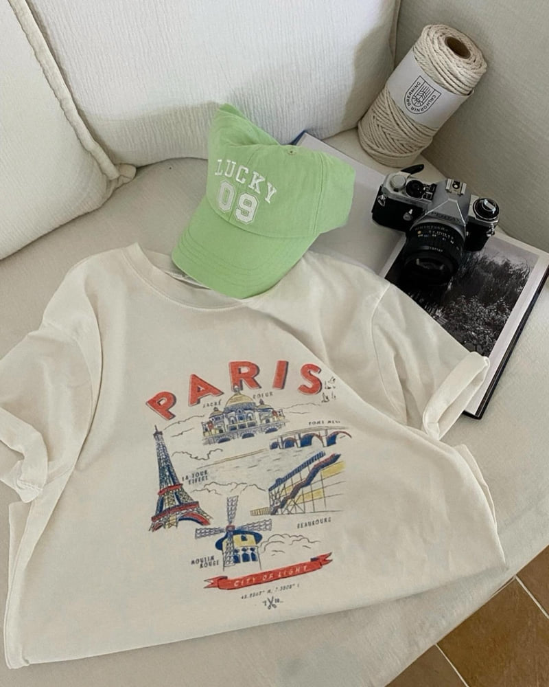 Diana - Korean Women Fashion - #womensfashion - Paris Tee - 12