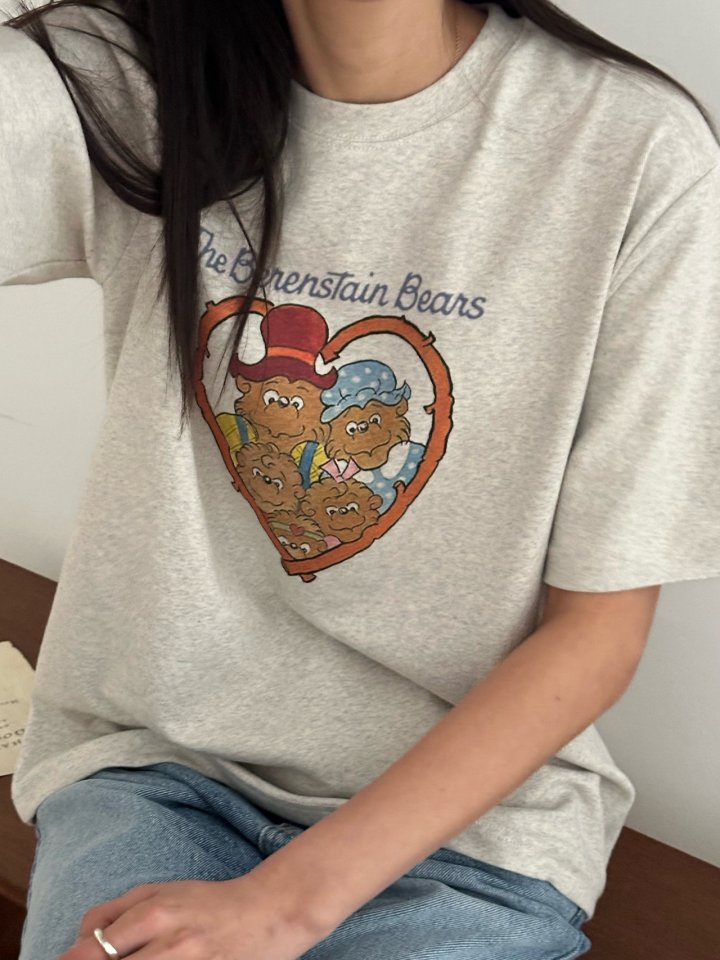 Diana - Korean Women Fashion - #womensfashion - Bear Tee - 2