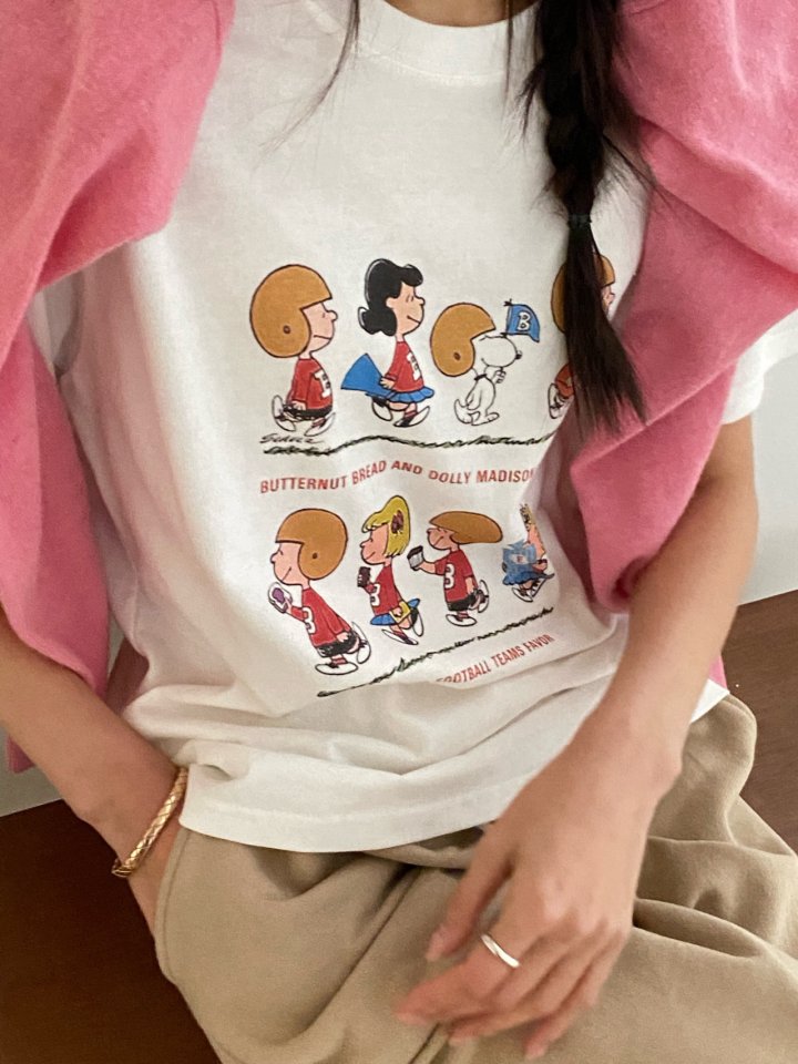 Diana - Korean Women Fashion - #womensfashion - Football Tee - 3