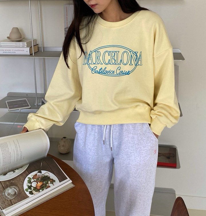 Diana - Korean Women Fashion - #womensfashion - Barcelona Sweatshirts - 10