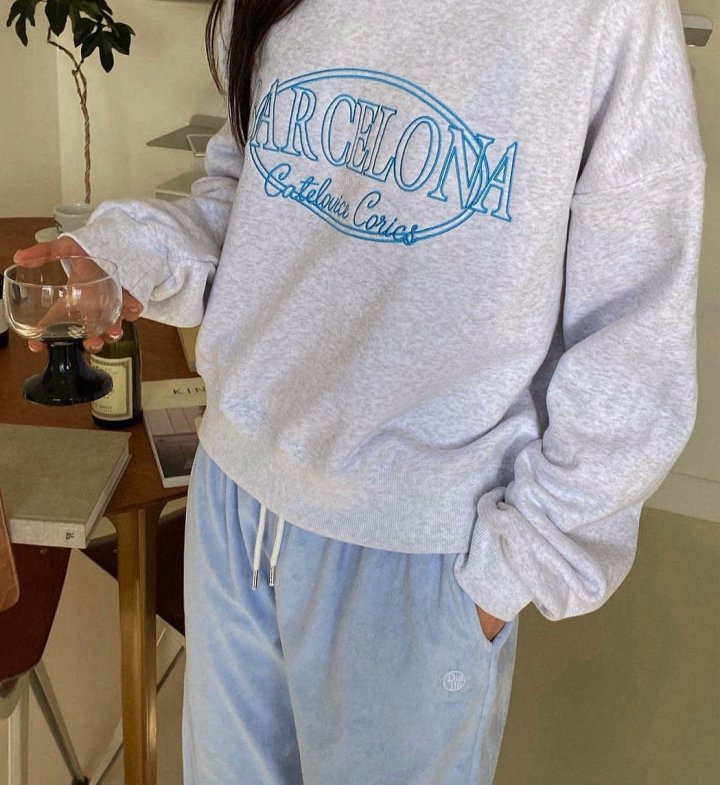 Diana - Korean Women Fashion - #womensfashion - Barcelona Sweatshirts - 8