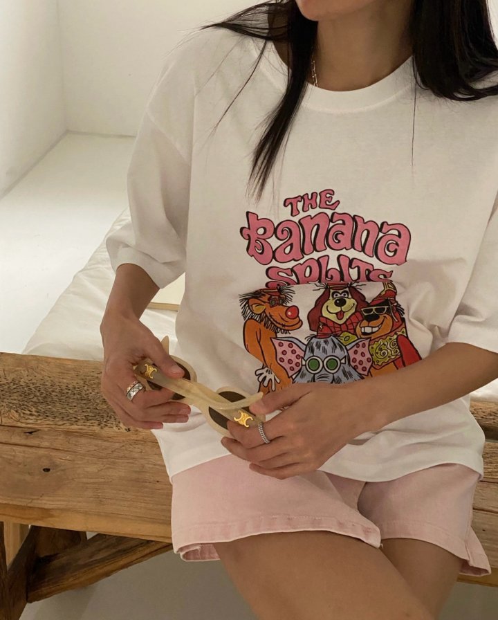 Diana - Korean Women Fashion - #womensfashion - Banana Tee - 6