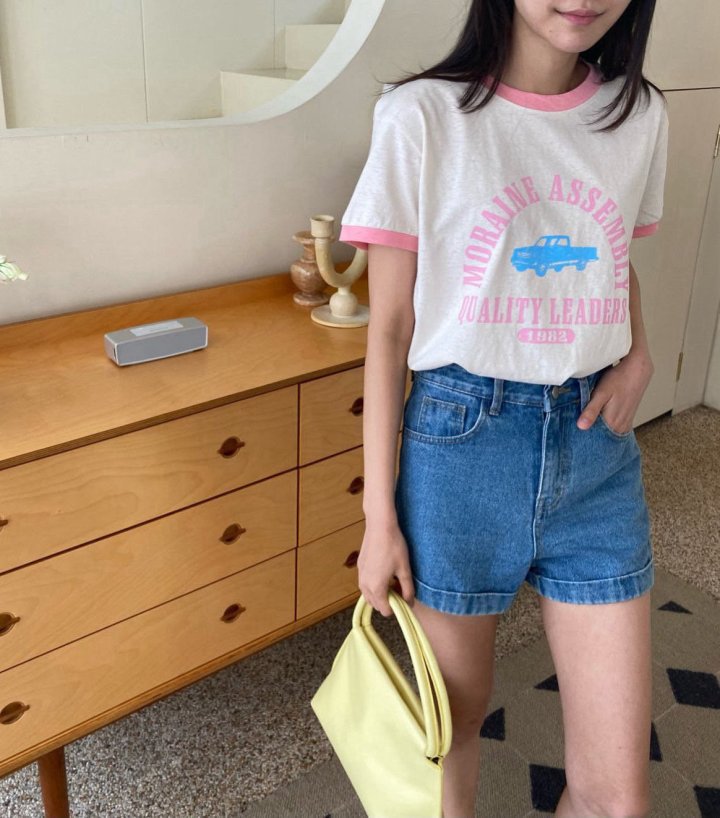 Diana - Korean Women Fashion - #momslook - Candy Colored Tee - 4