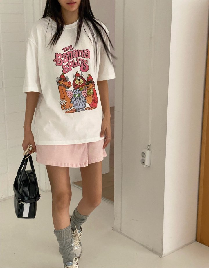 Diana - Korean Women Fashion - #womensfashion - Banana Tee - 2
