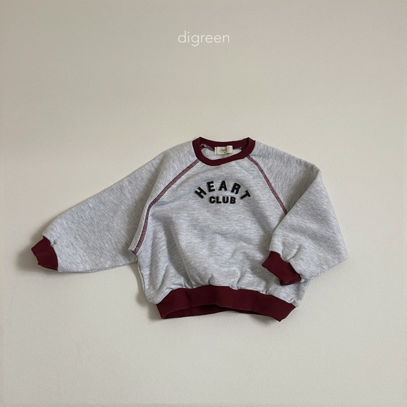 Digreen - Korean Children Fashion - #Kfashion4kids - Heart Club Sweatshirts - 7