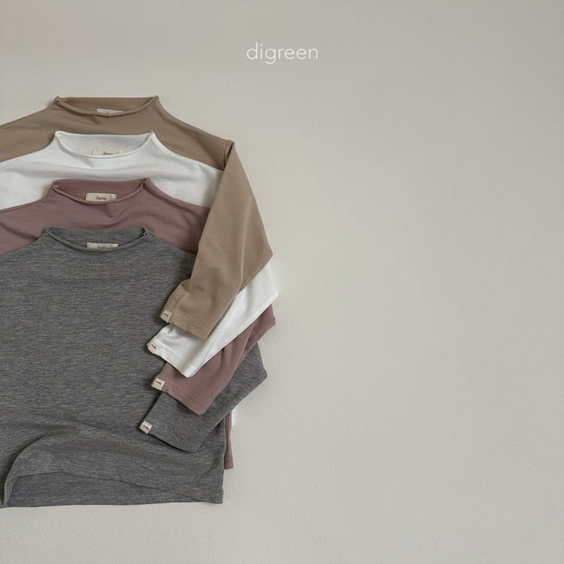 Digreen - Korean Children Fashion - #childofig - Round Neck Tee - 4