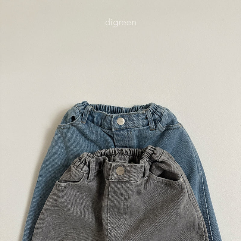 Digreen - Korean Children Fashion - #childrensboutique - Icing Denim Pants - 3