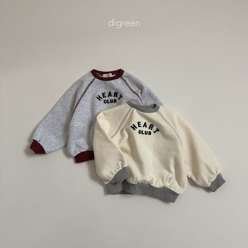 Digreen - Korean Children Fashion - #designkidswear - Heart Club Sweatshirts