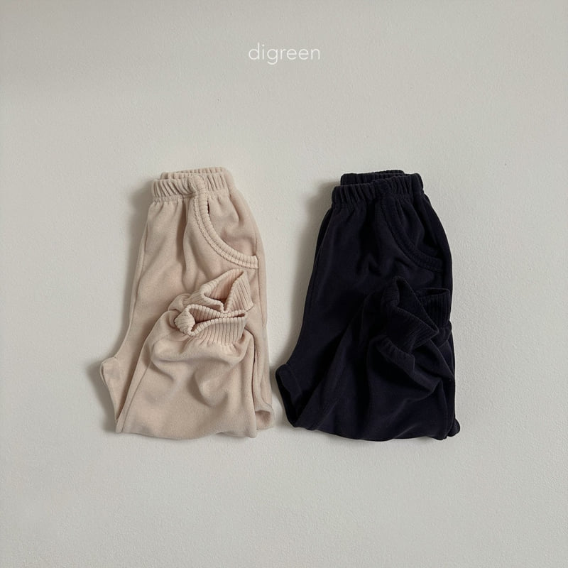 Digreen - Korean Children Fashion - #designkidswear - Terry Jogger Pants - 3