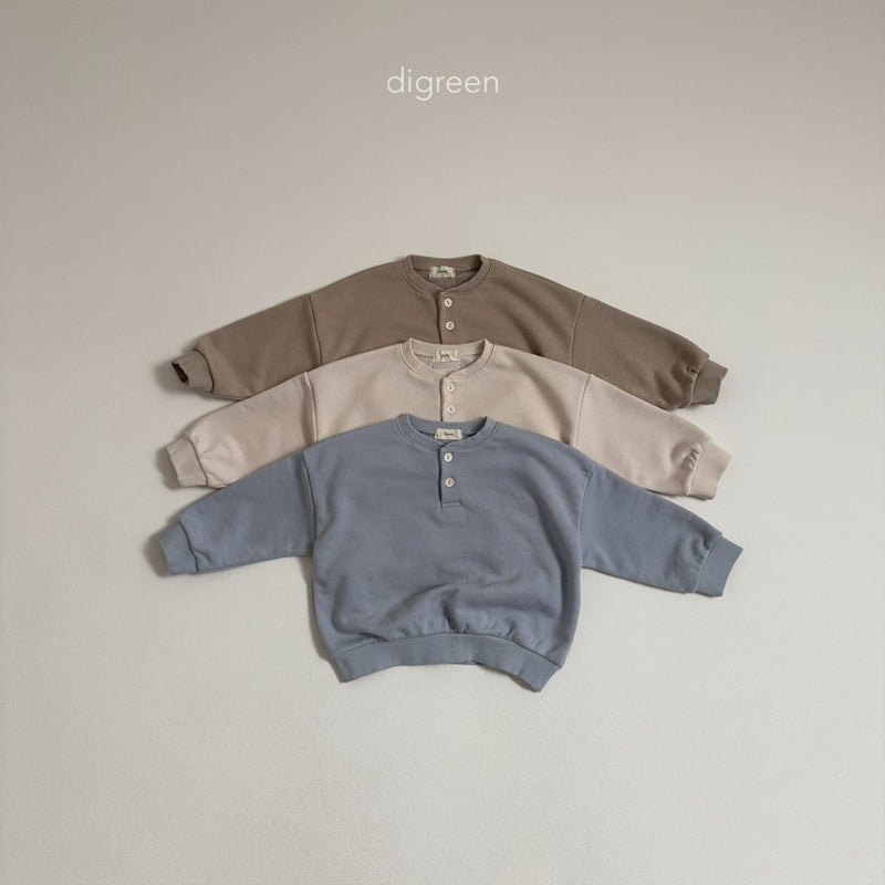 Digreen - Korean Children Fashion - #designkidswear - Button Sweatshirts