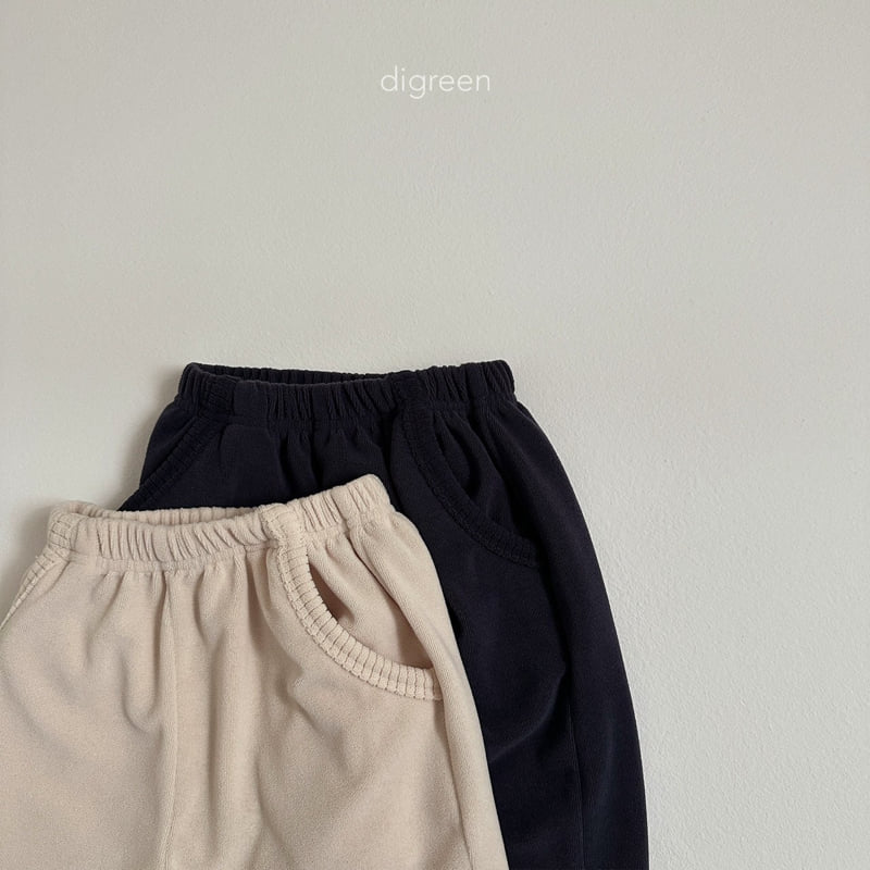 Digreen - Korean Children Fashion - #fashionkids - Terry Jogger Pants - 5