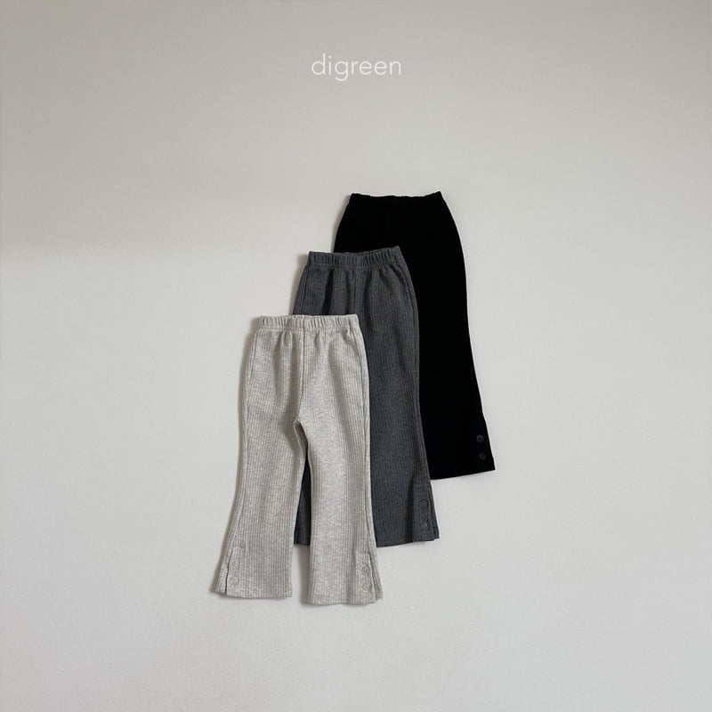 Digreen - Korean Children Fashion - #fashionkids - Two Button Bootcut Pants - 3