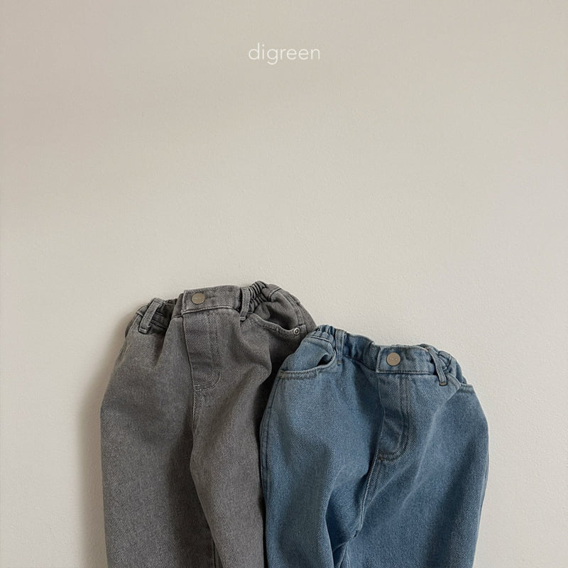 Digreen - Korean Children Fashion - #kidsshorts - Icing Denim Pants - 7