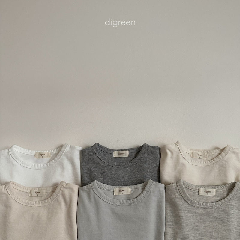Digreen - Korean Children Fashion - #kidsshorts - Combination Tee - 5