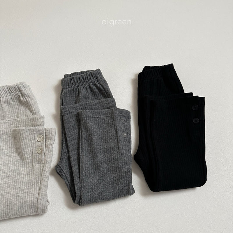 Digreen - Korean Children Fashion - #fashionkids - Two Button Bootcut Pants - 4