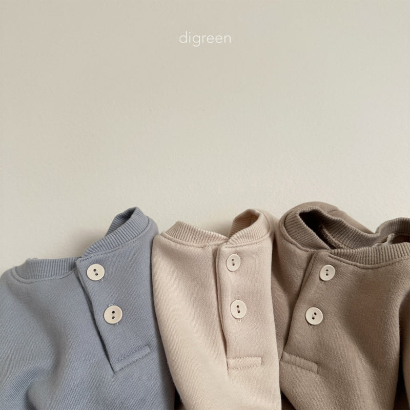 Digreen - Korean Children Fashion - #fashionkids - Button Sweatshirts - 4