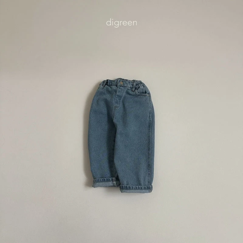 Digreen - Korean Children Fashion - #kidsstore - Icing Denim Pants - 8