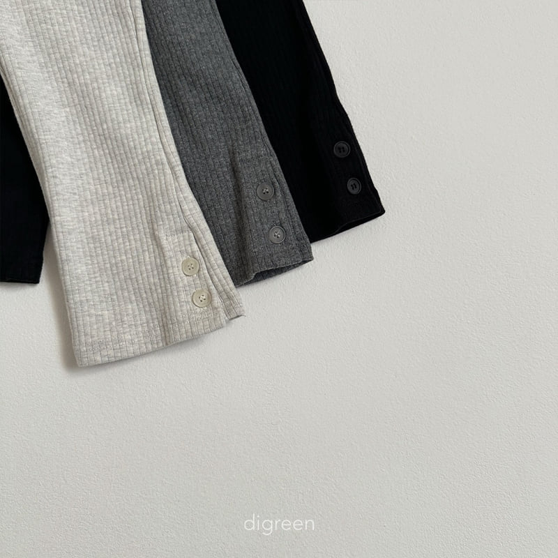 Digreen - Korean Children Fashion - #kidsstore - Two Button Bootcut Pants - 5