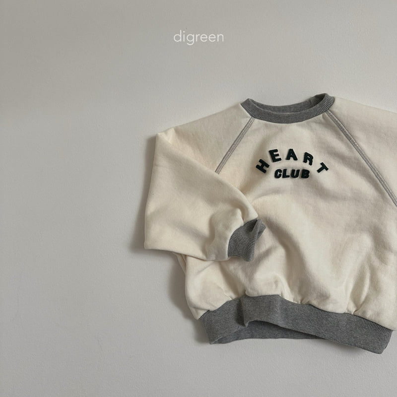 Digreen - Korean Children Fashion - #kidzfashiontrend - Heart Club Sweatshirts - 6