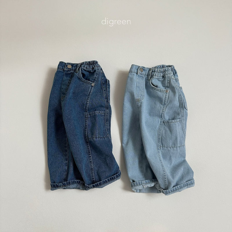 Digreen - Korean Children Fashion - #littlefashionista - Dublin Denim Pants