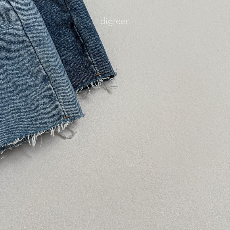 Digreen - Korean Children Fashion - #littlefashionista - Chalk Denim Pants - 7
