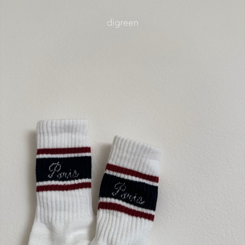 Digreen - Korean Children Fashion - #magicofchildhood - Paris Socks - 5
