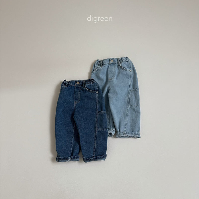 Digreen - Korean Children Fashion - #minifashionista - Dublin Denim Pants - 3