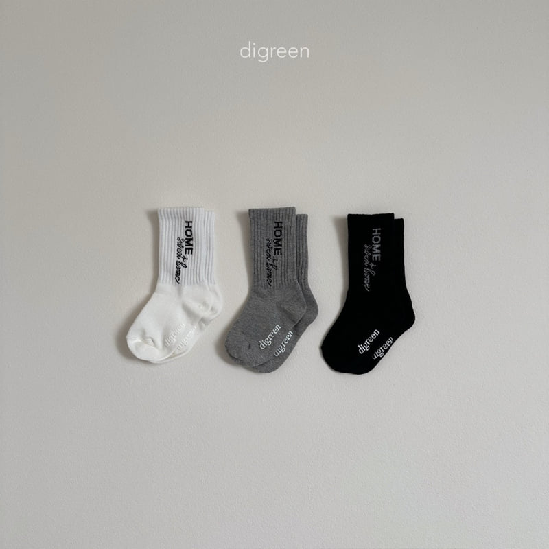 Digreen - Korean Children Fashion - #minifashionista - Home Sweet Home Socks