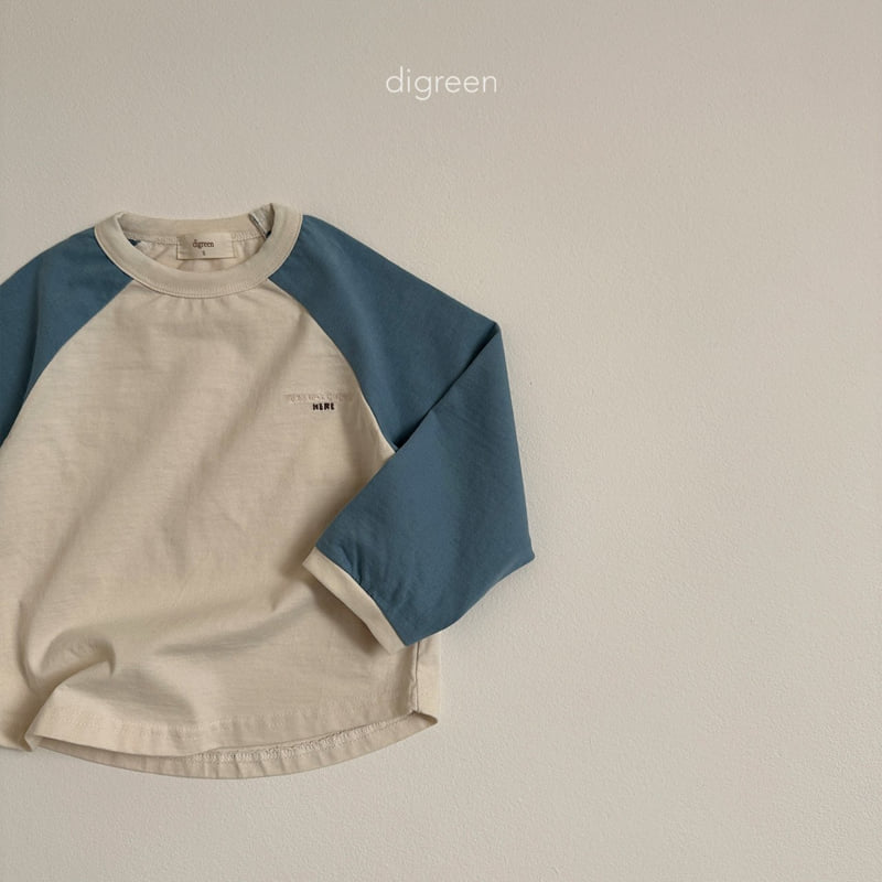 Digreen - Korean Children Fashion - #minifashionista - Here Raglan Tee - 9