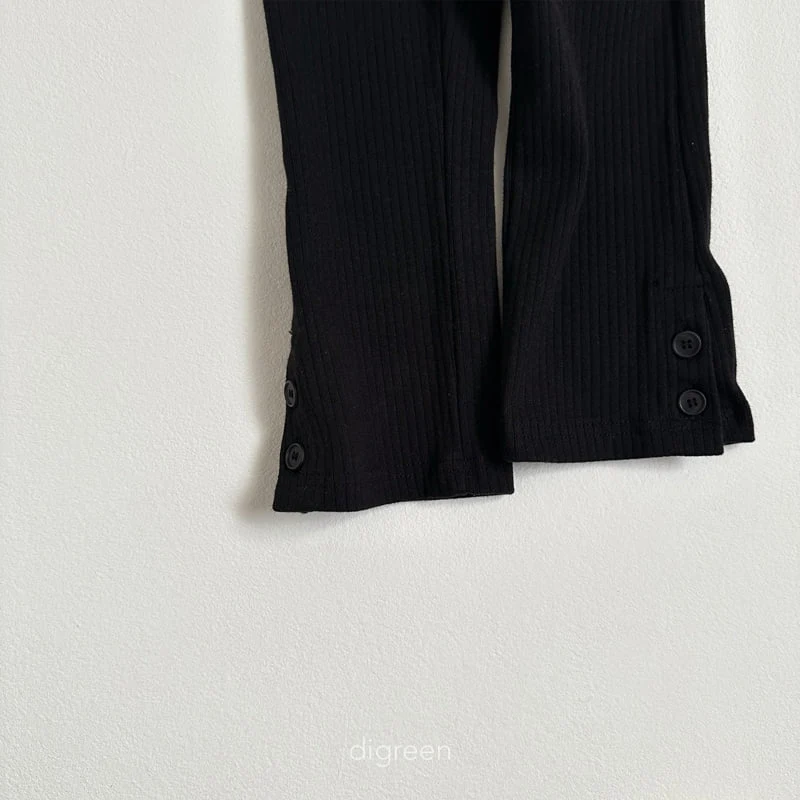 Digreen - Korean Children Fashion - #minifashionista - Two Button Bootcut Pants - 10