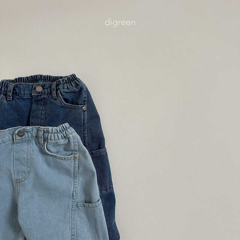 Digreen - Korean Children Fashion - #minifashionista - Dublin Denim Pants - 4
