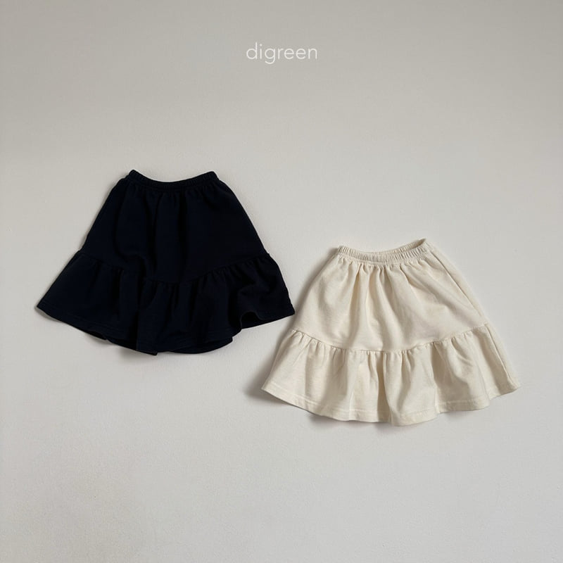 Digreen - Korean Children Fashion - #prettylittlegirls - Wrinkle Skirt - 4