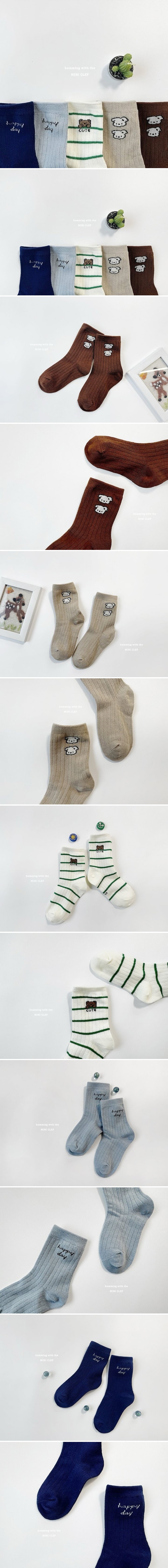 Dominico - Korean Children Fashion - #kidzfashiontrend - Happy Day Socks