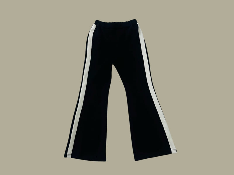 Dore Dore - Korean Children Fashion - #Kfashion4kids - 2-line Tape Bootcut Pants