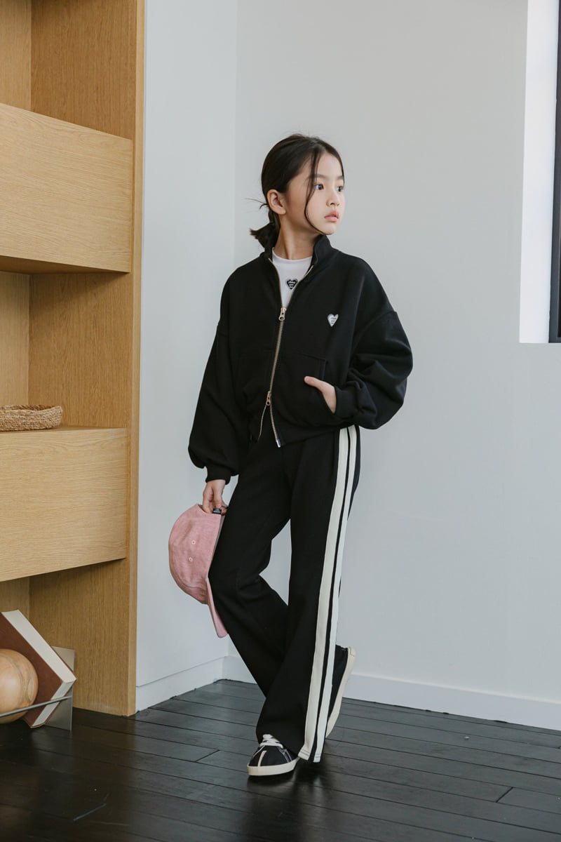 Dore Dore - Korean Children Fashion - #childofig - 2-line Tape Bootcut Pants - 7