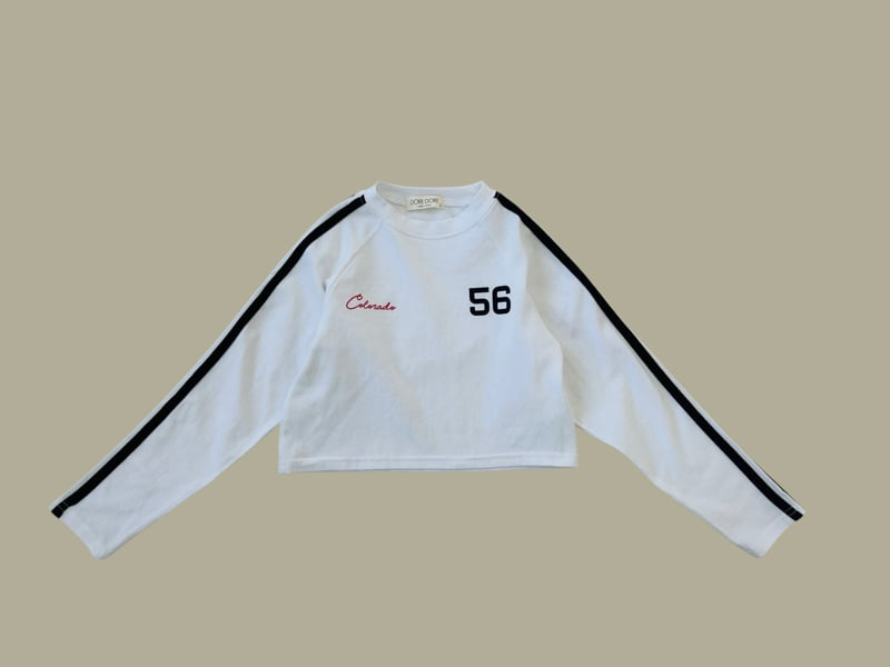 Dore Dore - Korean Children Fashion - #childofig - 56 Tape Crop Tee - 3