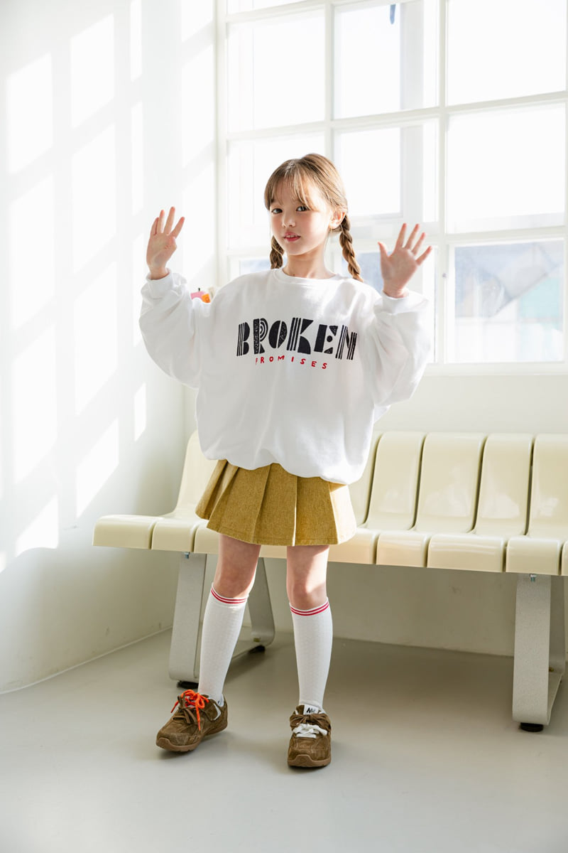 Dore Dore - Korean Children Fashion - #childofig - Denim Wrap Skirt Pants (pigment beige) - 9