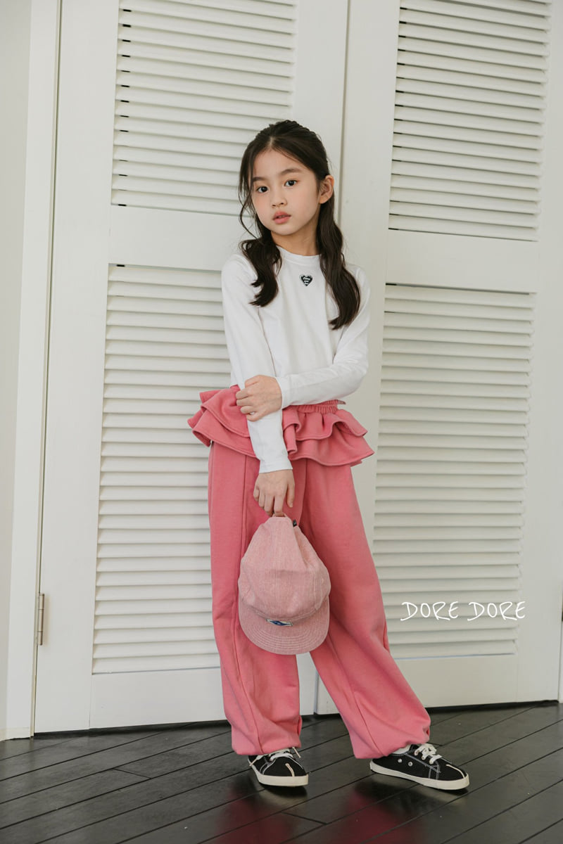 Dore Dore - Korean Children Fashion - #childofig - Love Heart Crop Tee - 7