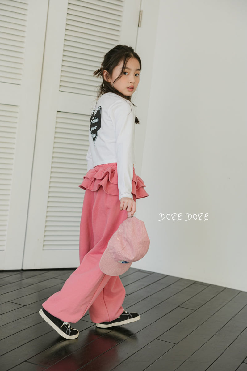 Dore Dore - Korean Children Fashion - #childofig - Love Heart Crop Tee - 8