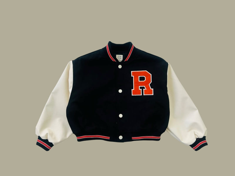 Dore Dore - Korean Children Fashion - #childofig - R Raglan Baseball Black Jumper - 5
