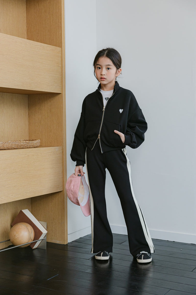 Dore Dore - Korean Children Fashion - #childrensboutique - 2-line Tape Bootcut Pants - 8