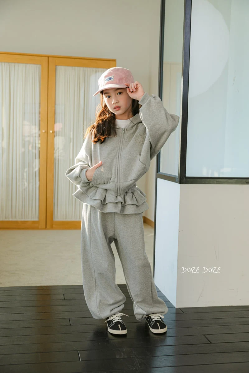 Dore Dore - Korean Children Fashion - #childrensboutique - 07 Crop Hooded Zip-up Jacket - 9