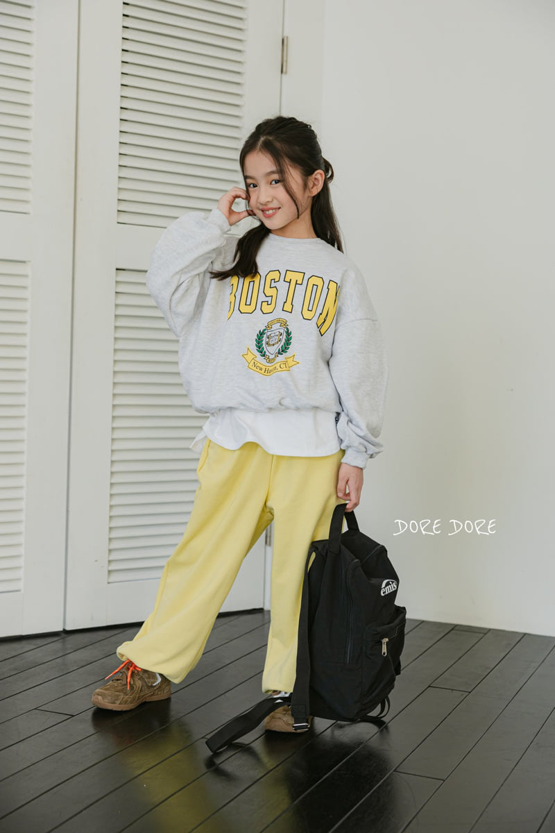Dore Dore - Korean Children Fashion - #childrensboutique - Overfit Jogger Pants - 7