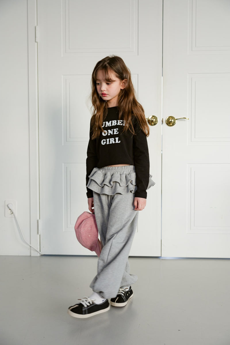 Dore Dore - Korean Children Fashion - #childrensboutique - Number Girl Crop Tee - 11