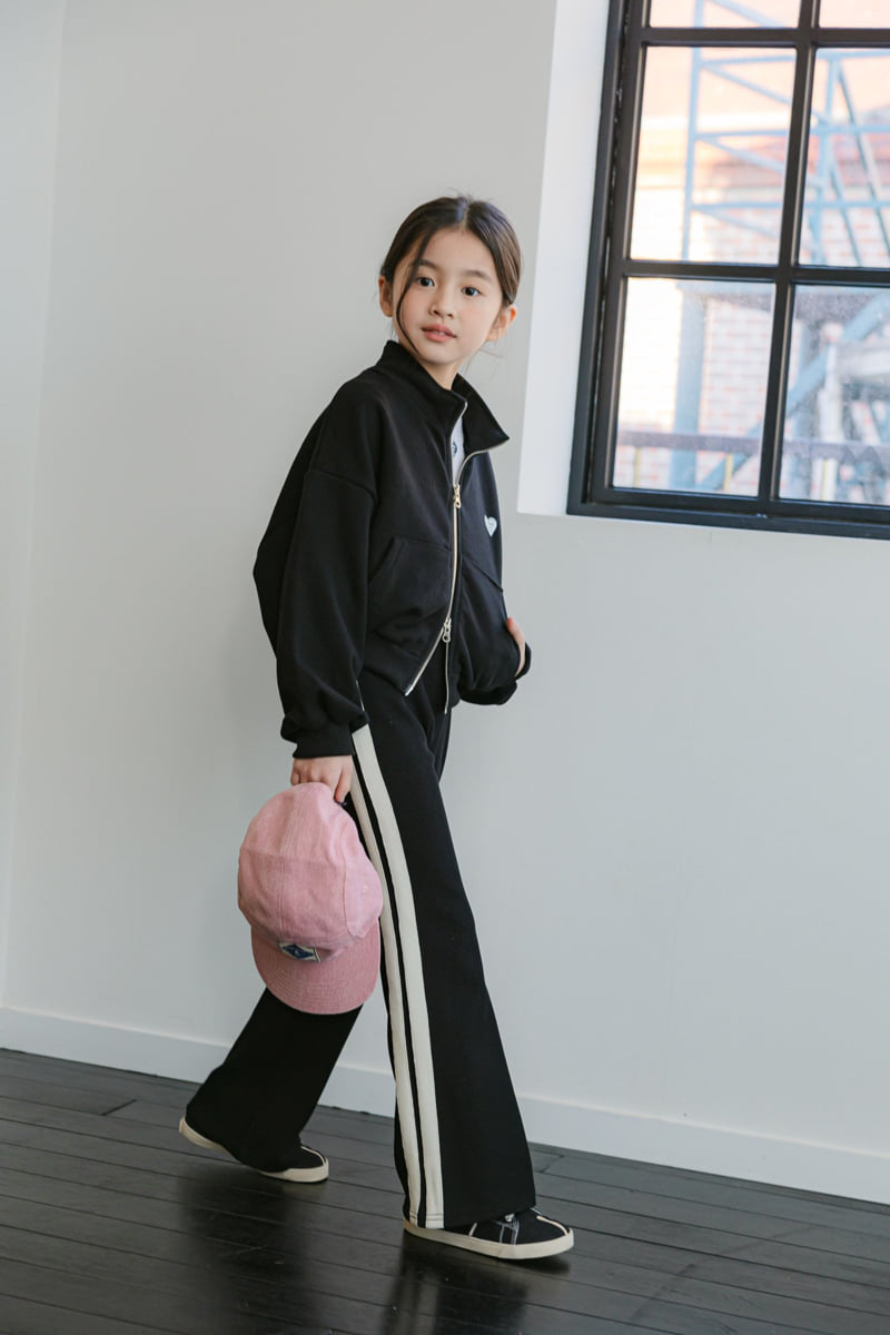 Dore Dore - Korean Children Fashion - #discoveringself - 2-line Tape Bootcut Pants - 10