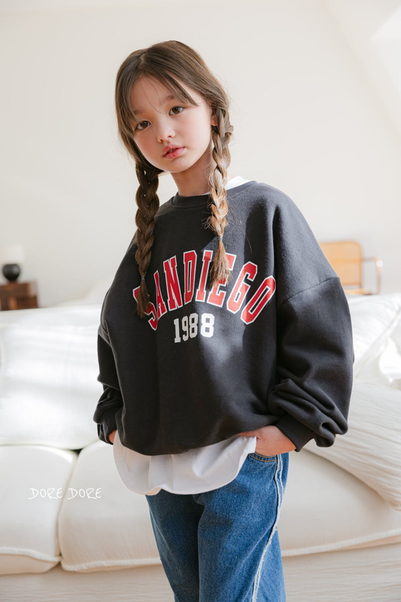 Dore Dore - Korean Children Fashion - #discoveringself - Side Skirt Jeans - 5