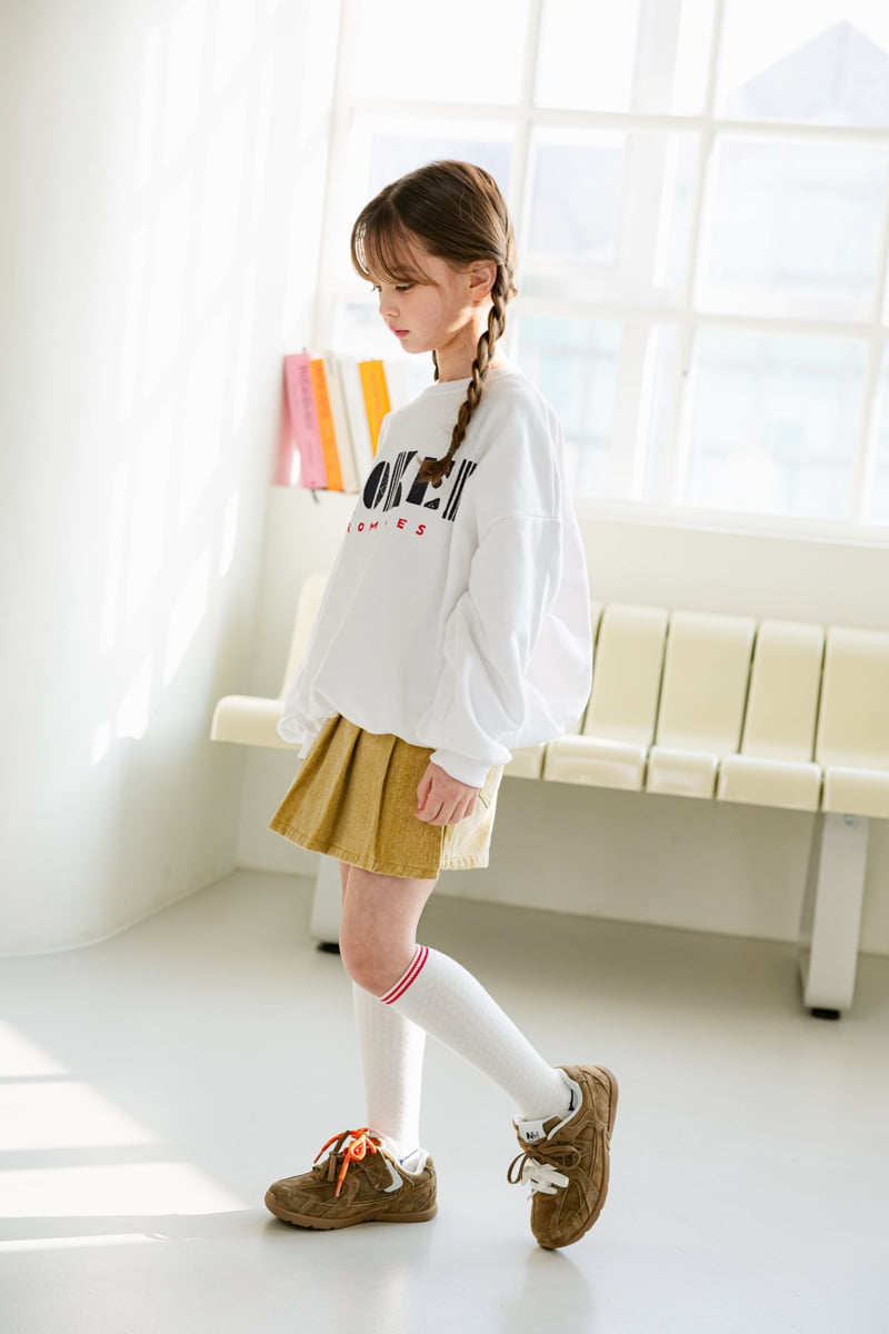 Dore Dore - Korean Children Fashion - #discoveringself - Denim Wrap Skirt Pants (pigment beige) - 12