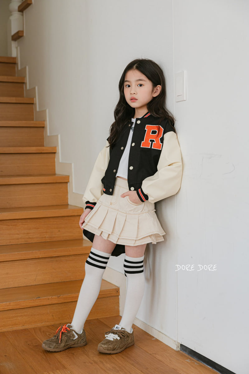 Dore Dore - Korean Children Fashion - #discoveringself - R Raglan Baseball Black Jumper - 9