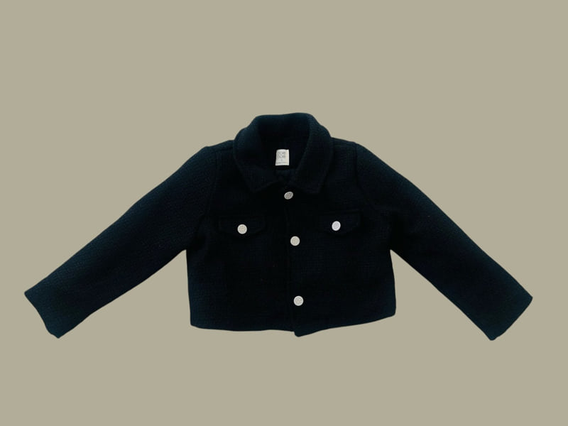 Dore Dore - Korean Children Fashion - #discoveringself - Tweed Crop Jacket - 4