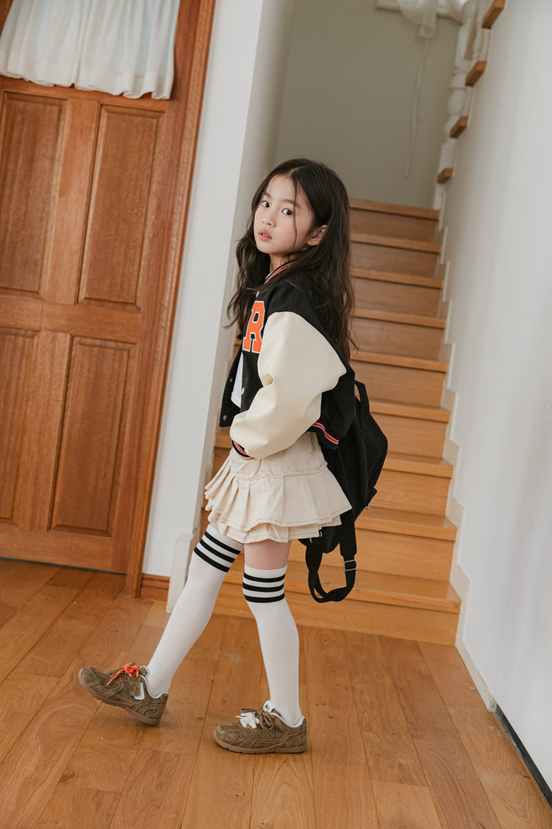 Dore Dore - Korean Children Fashion - #fashionkids - R Raglan Baseball Black Jumper - 10